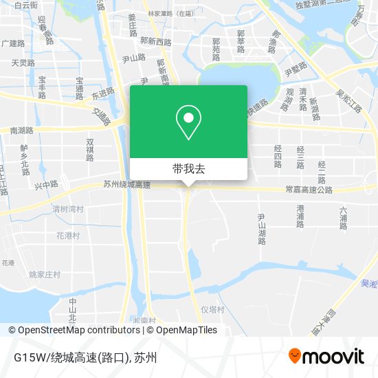 G15W/绕城高速(路口)地图