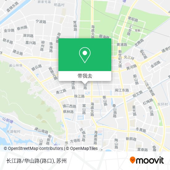 长江路/华山路(路口)地图