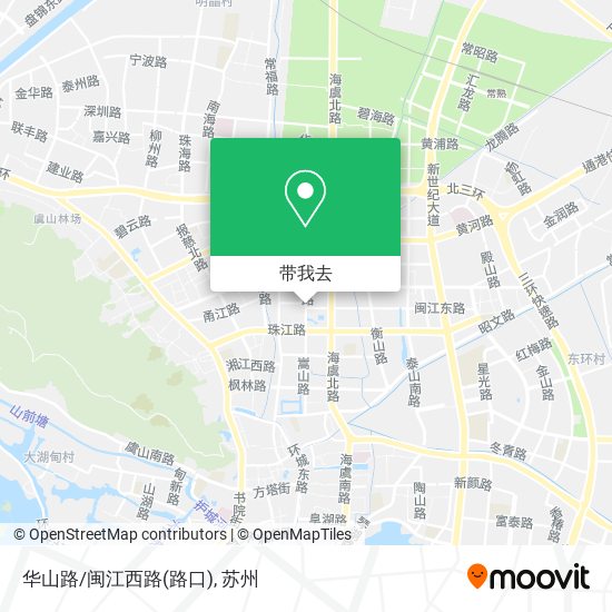 华山路/闽江西路(路口)地图