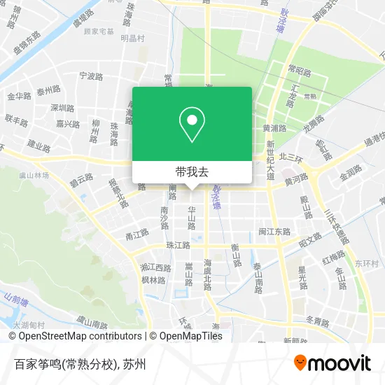 百家筝鸣(常熟分校)地图