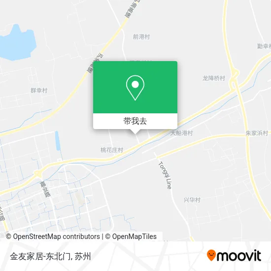 金友家居-东北门地图