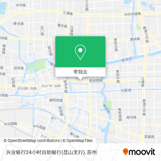 兴业银行24小时自助银行(昆山支行)地图
