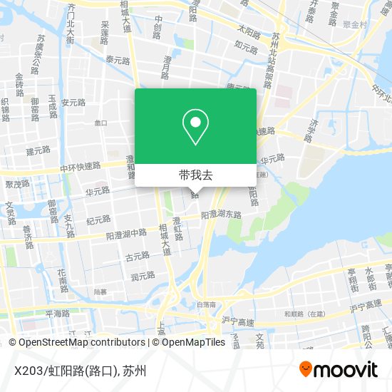 X203/虹阳路(路口)地图