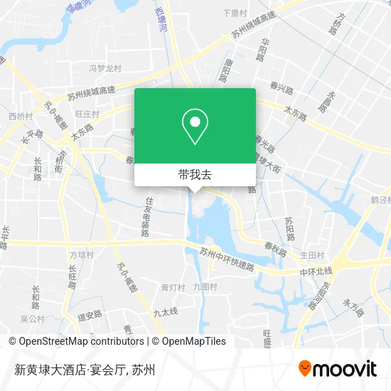 新黄埭大酒店·宴会厅地图