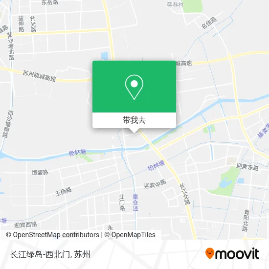 长江绿岛-西北门地图