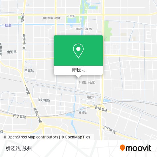 横泾路地图