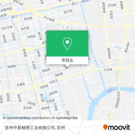 苏州中新精密工业有限公司地图