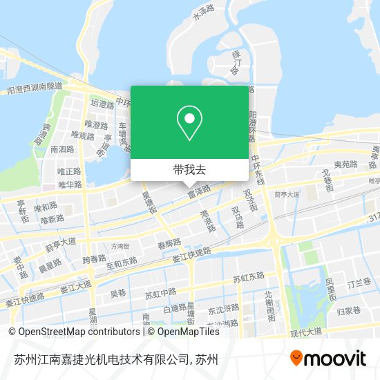 苏州江南嘉捷光机电技术有限公司地图