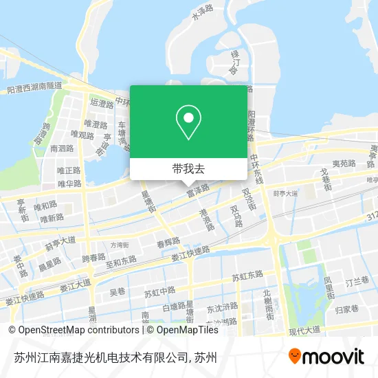苏州江南嘉捷光机电技术有限公司地图