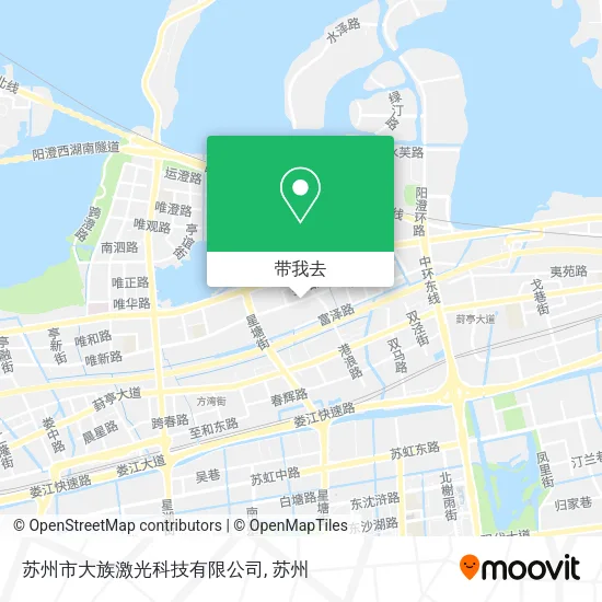 苏州市大族激光科技有限公司地图