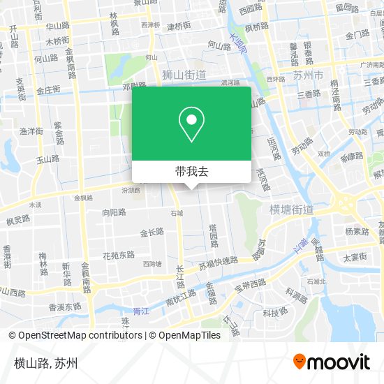 横山路地图