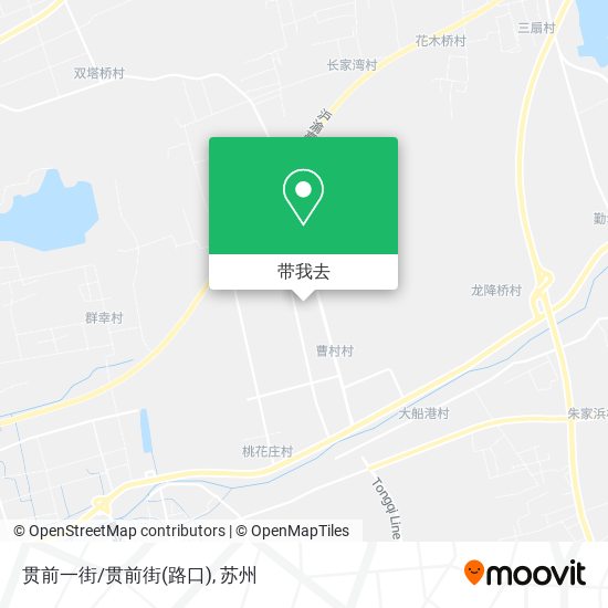 贯前一街/贯前街(路口)地图