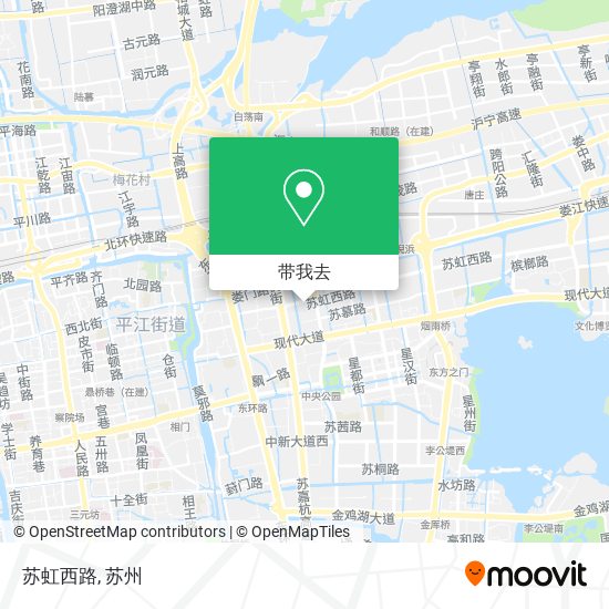 苏虹西路地图