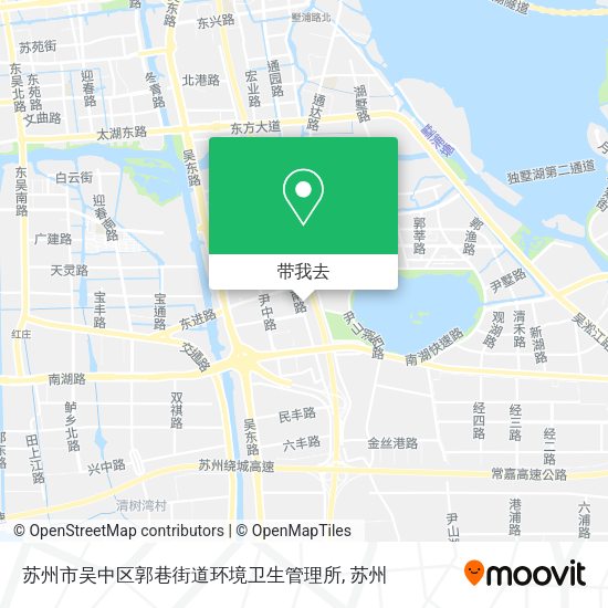 苏州市吴中区郭巷街道环境卫生管理所地图