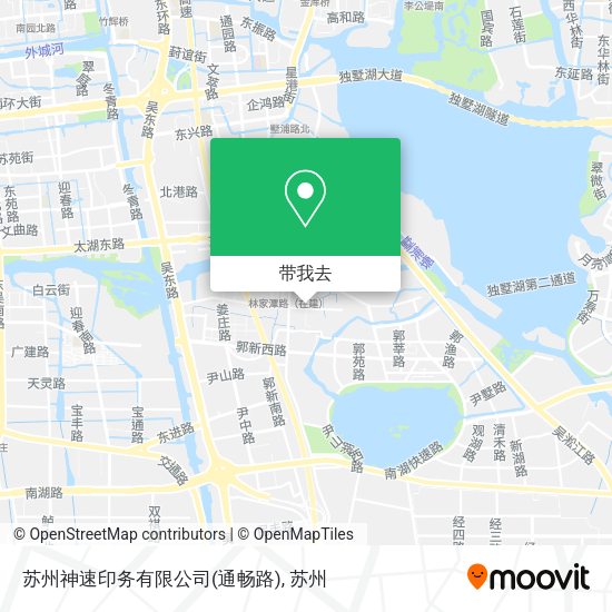 苏州神速印务有限公司(通畅路)地图