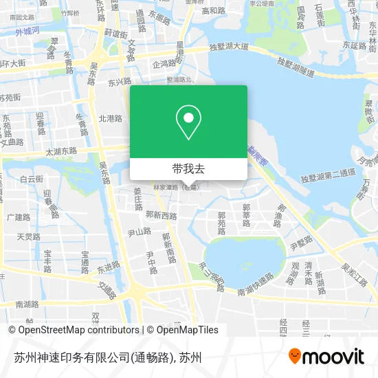 苏州神速印务有限公司(通畅路)地图