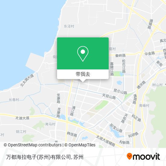 万都海拉电子(苏州)有限公司地图