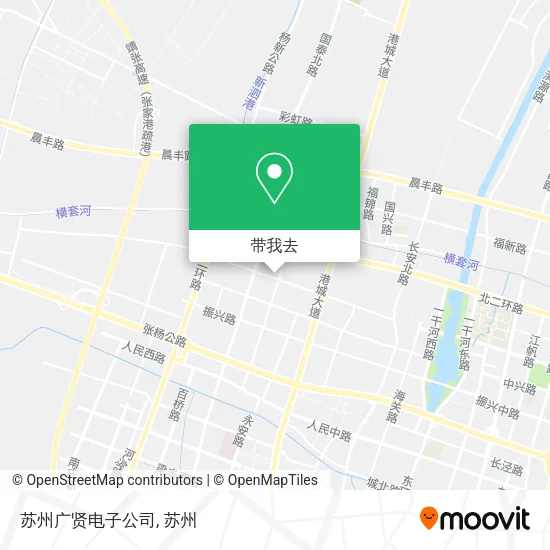 苏州广贤电子公司地图