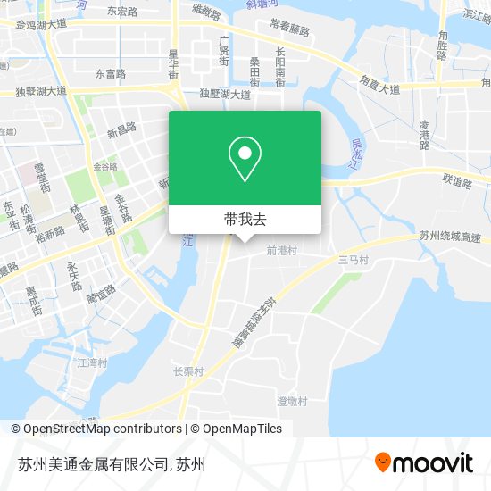 苏州美通金属有限公司地图