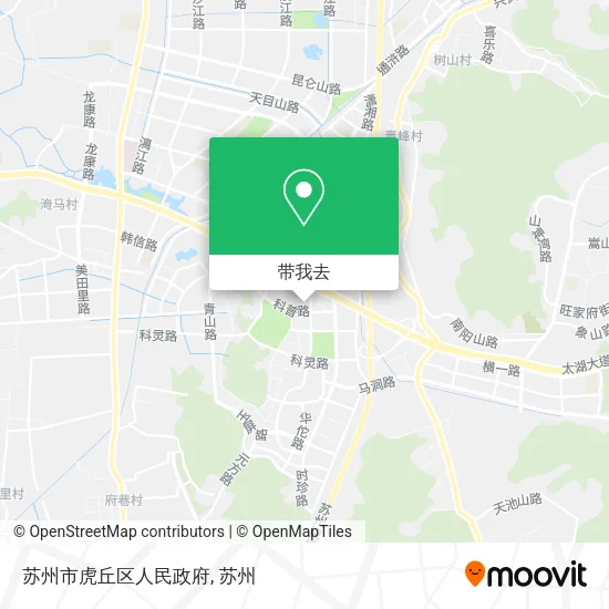 苏州市虎丘区人民政府地图