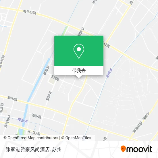 张家港雅豪风尚酒店地图