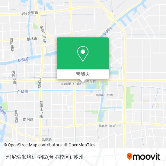 玛尼瑜伽培训学院(台协校区)地图