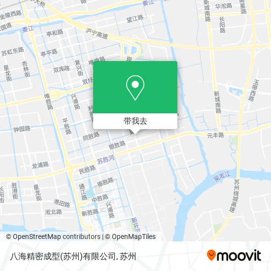 八海精密成型(苏州)有限公司地图