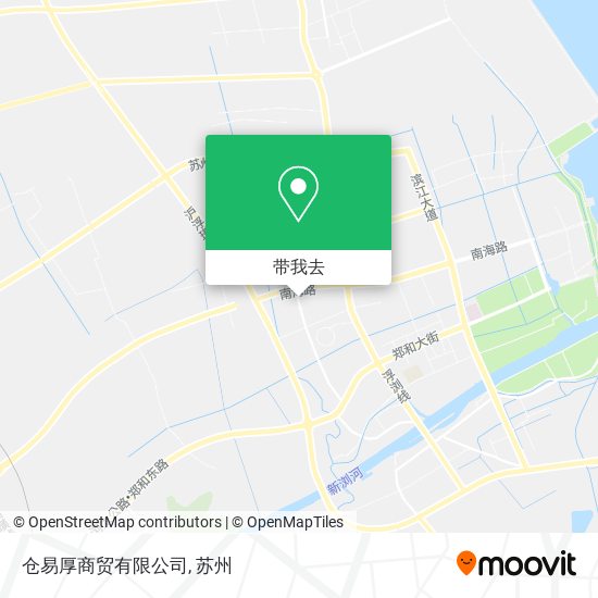仓易厚商贸有限公司地图