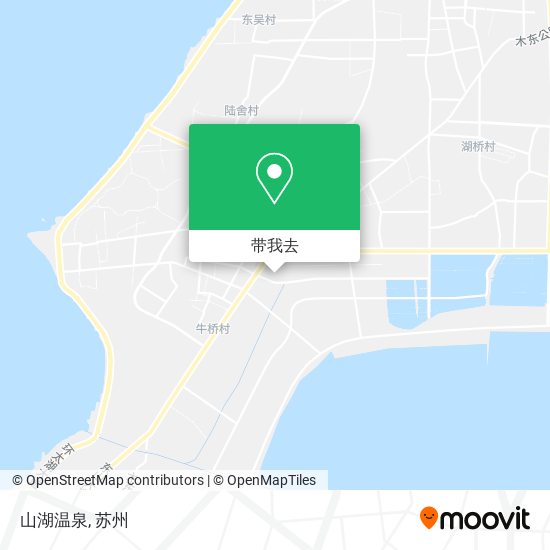 山湖温泉地图
