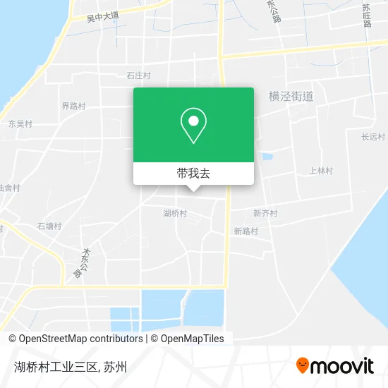 湖桥村工业三区地图