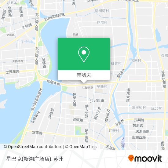 星巴克(新湖广场店)地图