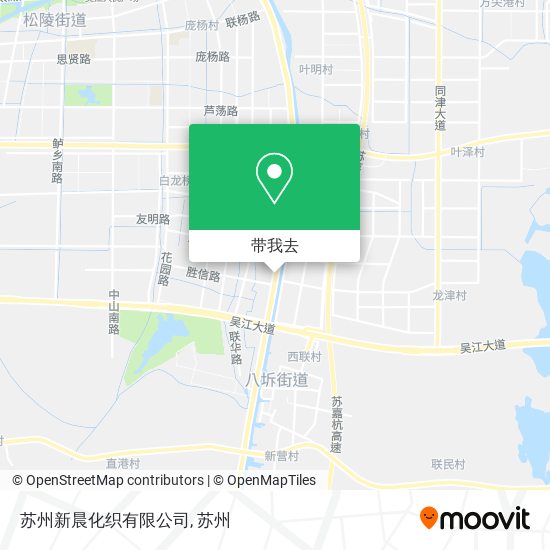 苏州新晨化织有限公司地图