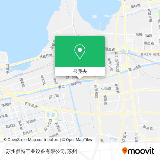 苏州鼎特工业设备有限公司地图