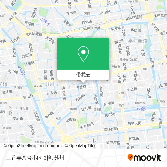 三香弄八号小区-3幢地图