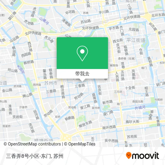 三香弄8号小区-东门地图