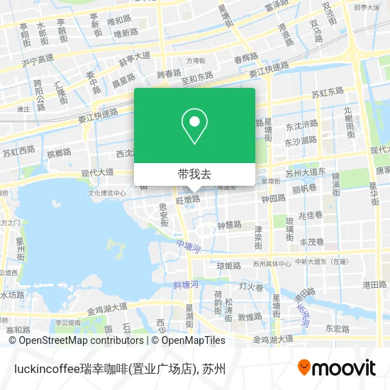 luckincoffee瑞幸咖啡(置业广场店)地图