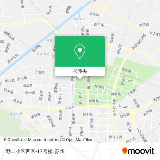 勤丰小区四区-17号楼地图