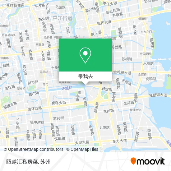 瓯越汇私房菜地图