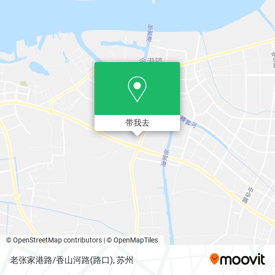 老张家港路/香山河路(路口)地图