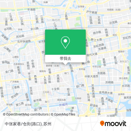 中张家巷/仓街(路口)地图