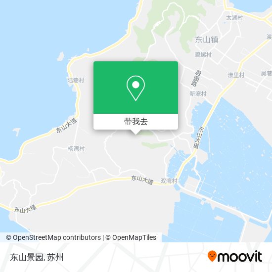 东山景园地图