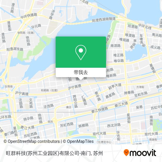 旺群科技(苏州工业园区)有限公司-南门地图