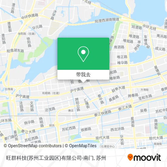 旺群科技(苏州工业园区)有限公司-南门地图