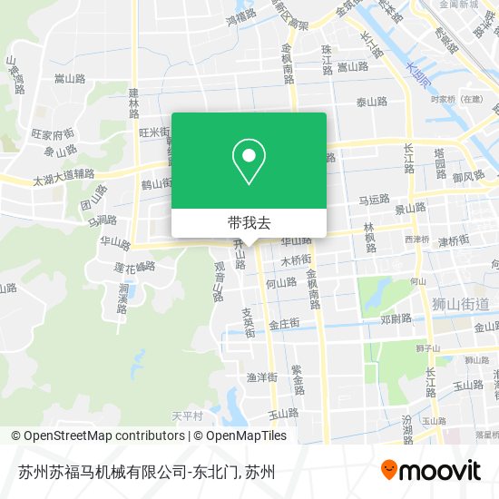 苏州苏福马机械有限公司-东北门地图