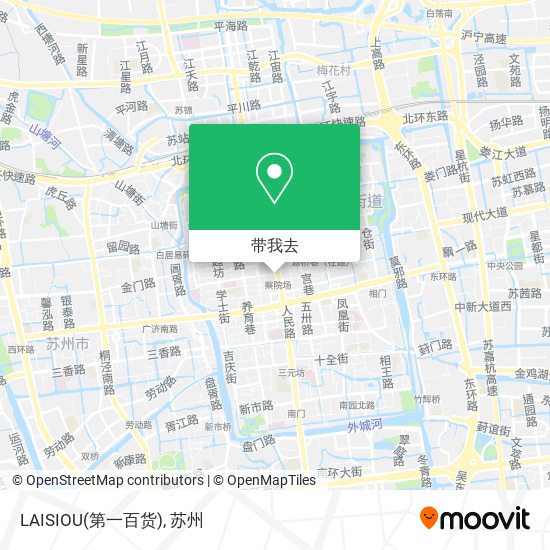 LAISIOU(第一百货)地图