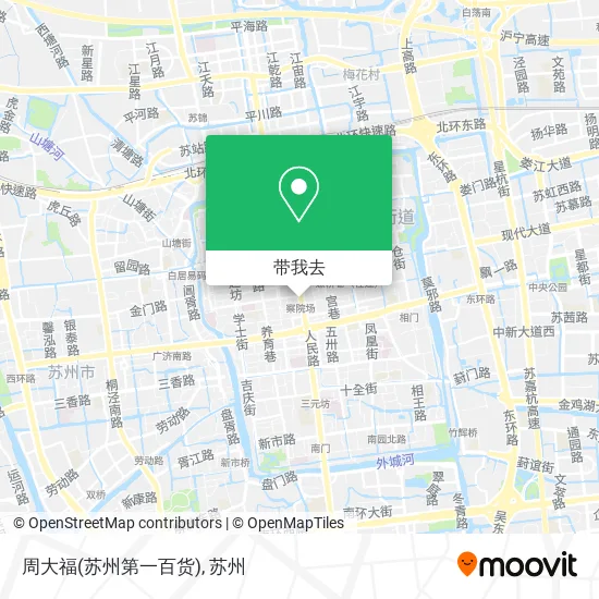 周大福(苏州第一百货)地图