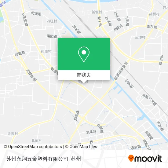 苏州永翔五金塑料有限公司地图