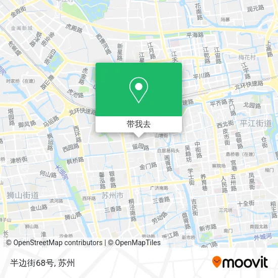 半边街68号地图