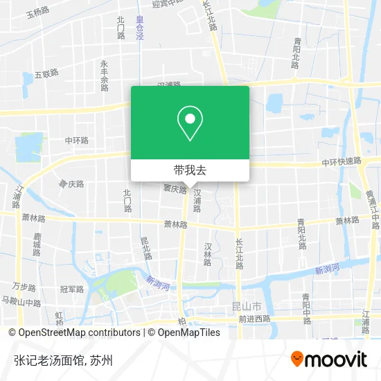 张记老汤面馆地图