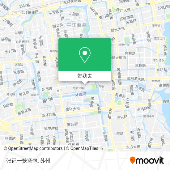 张记一笼汤包地图